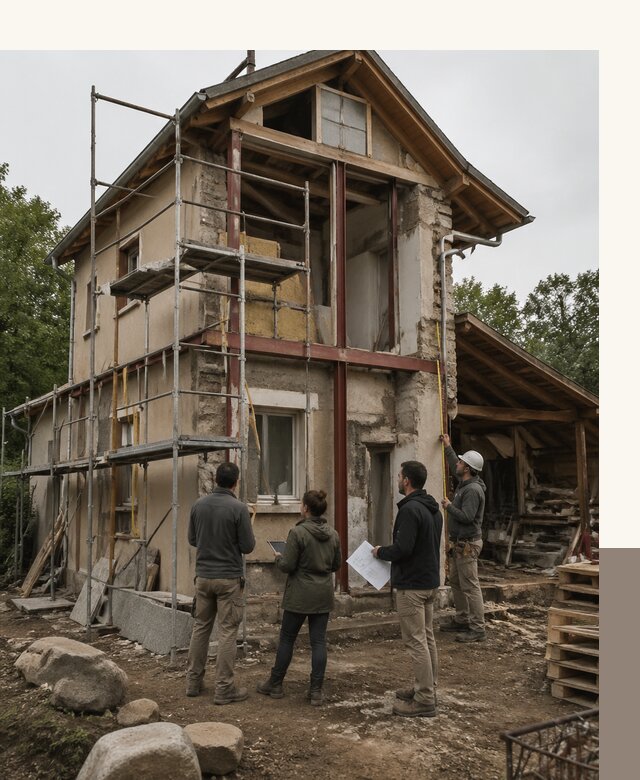 Реконструкция загородного дома под ключ в Ялте от бюро