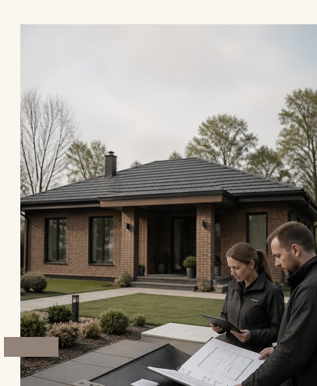 Проект одноэтажного дома из кирпича на заказ в Ялте от 61296 р. | А3дПро-Ялт